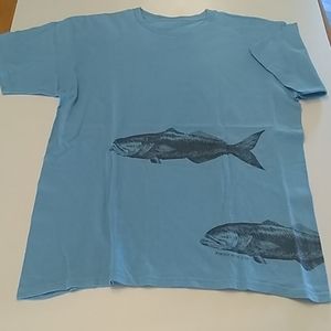 Men's LG Montauk yacht club fish shirt